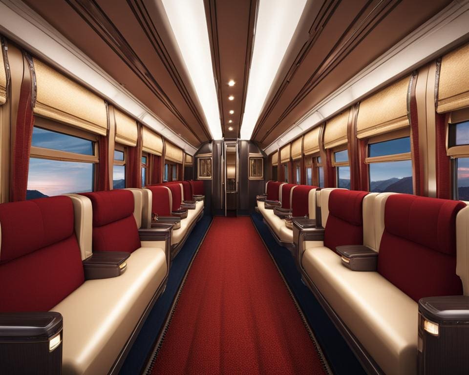 eerste klas zitplaatsen trein