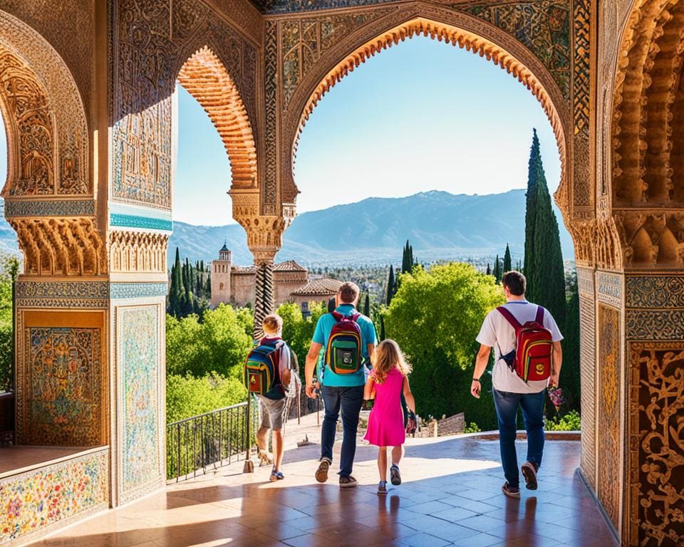 Alhambra bezoeken met kinderen