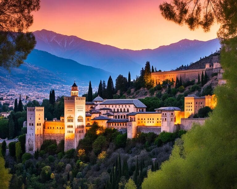 Bezoek het Alhambra in Granada, Spanje