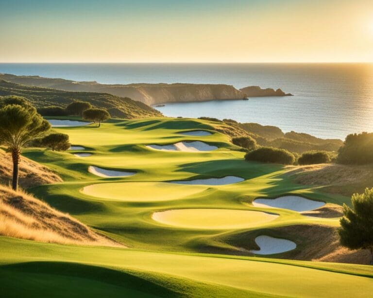 Speel golf in de Algarve, Portugal