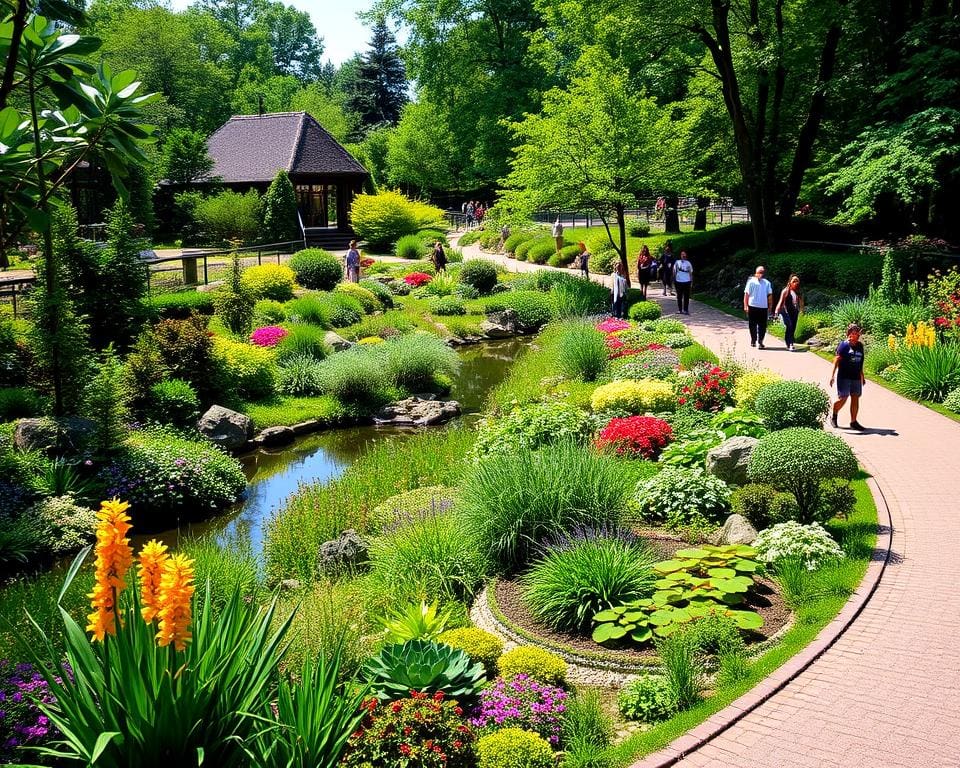 natuurroutes in Artis park